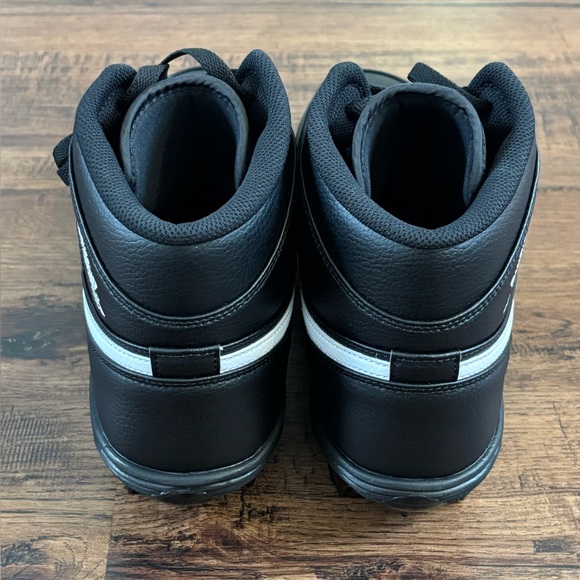 Jordan 1 Mid TD Cleat ‘Black White’ (size mens 13) - Picture 5 of 6